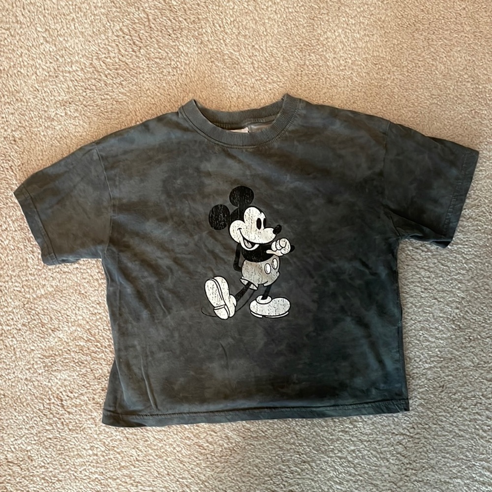 Vintage wash Disney Mickey oversize kids tee